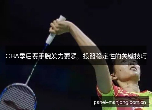 CBA季后赛手腕发力要领，投篮稳定性的关键技巧